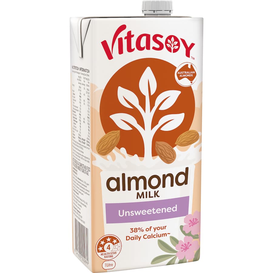 Vitasoy Almond Milk Unsweetened Carton 1L