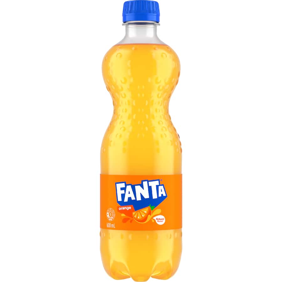 Fanta Soft Drink Orange Btl 600mL