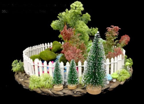 Mini Garden Picket Fence (White)