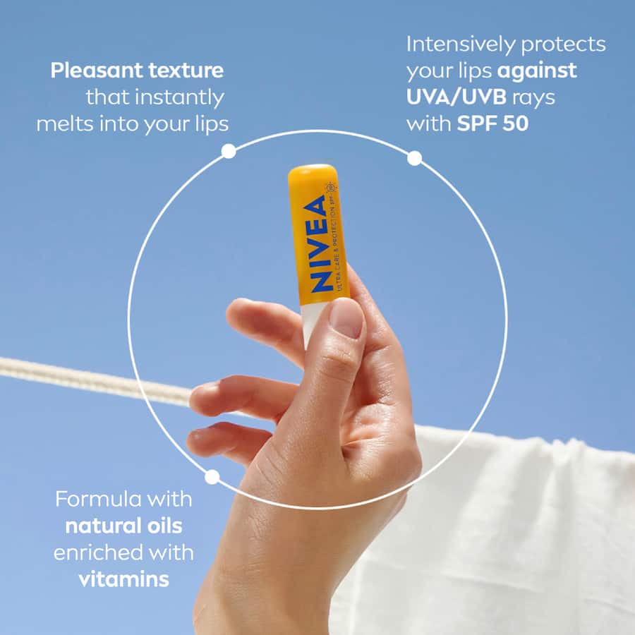 Nivea Lip Care Sun Protect Spf50+ 4.8g