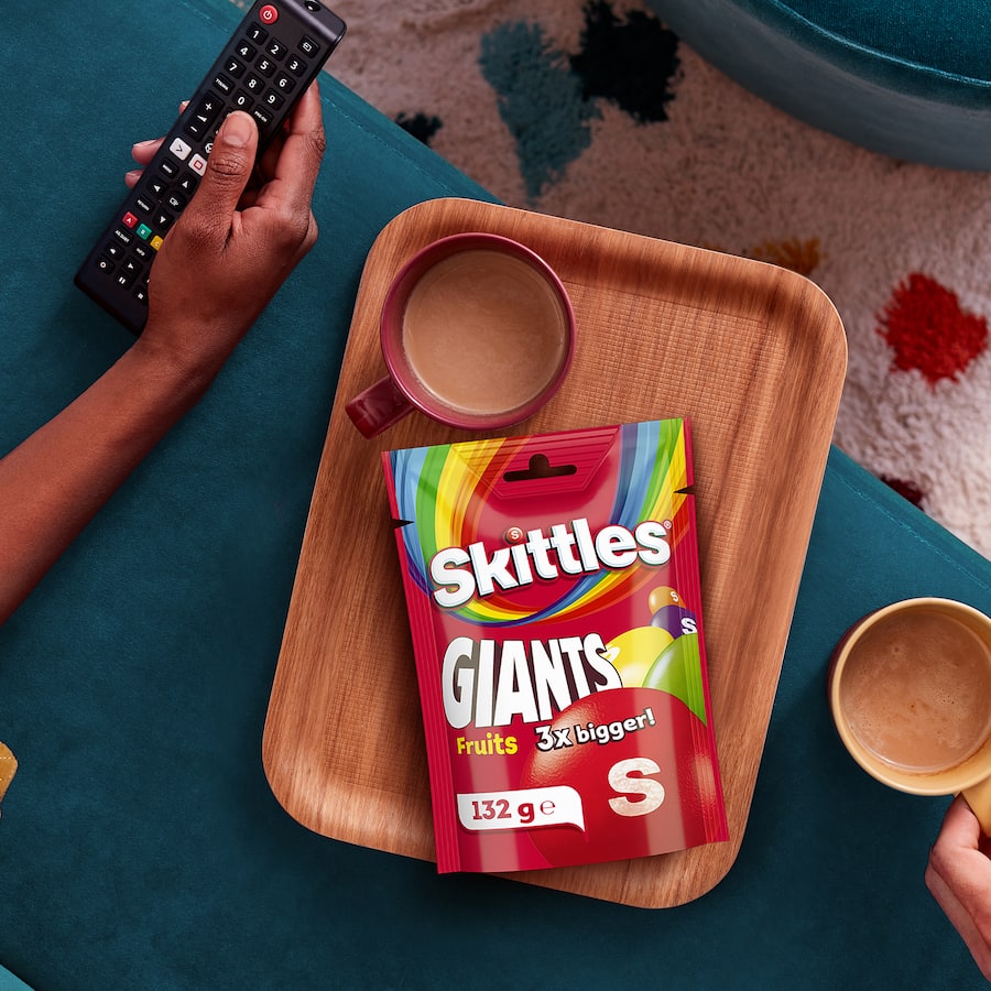Skittles Giants Sweets Fruits 132g