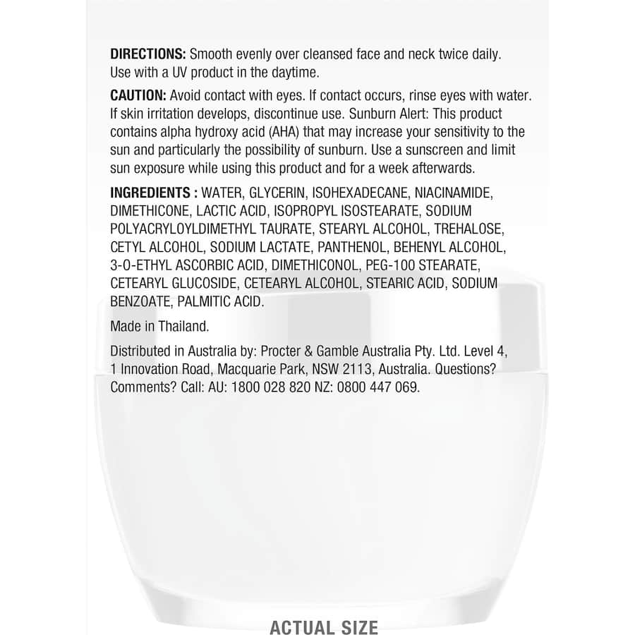 Olay Luminous Face Moisturiser Vitamin C Sensitive 50g