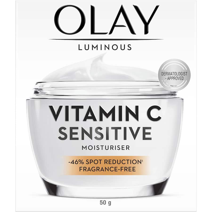 Olay Luminous Face Moisturiser Vitamin C Sensitive 50g