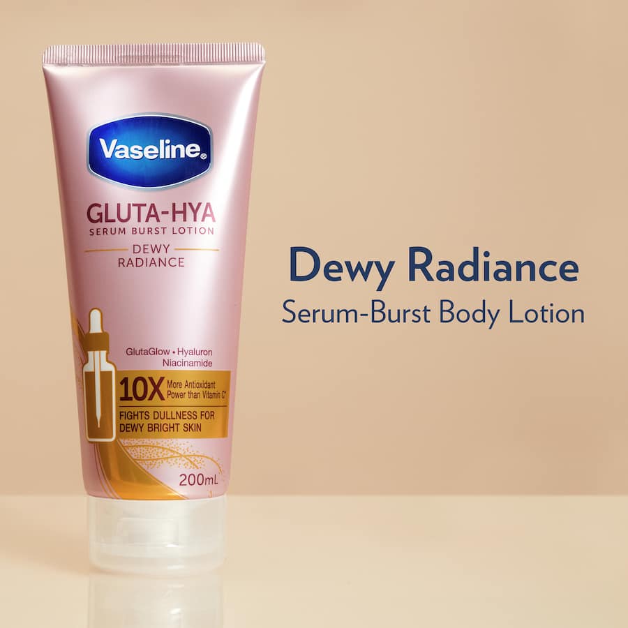 Vaseline Gluta Hya Body Serum Lotion Dewy Radiance 200mL