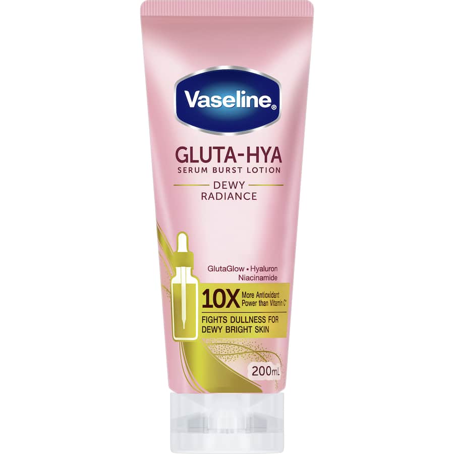 Vaseline Gluta Hya Body Serum Lotion Dewy Radiance 200mL