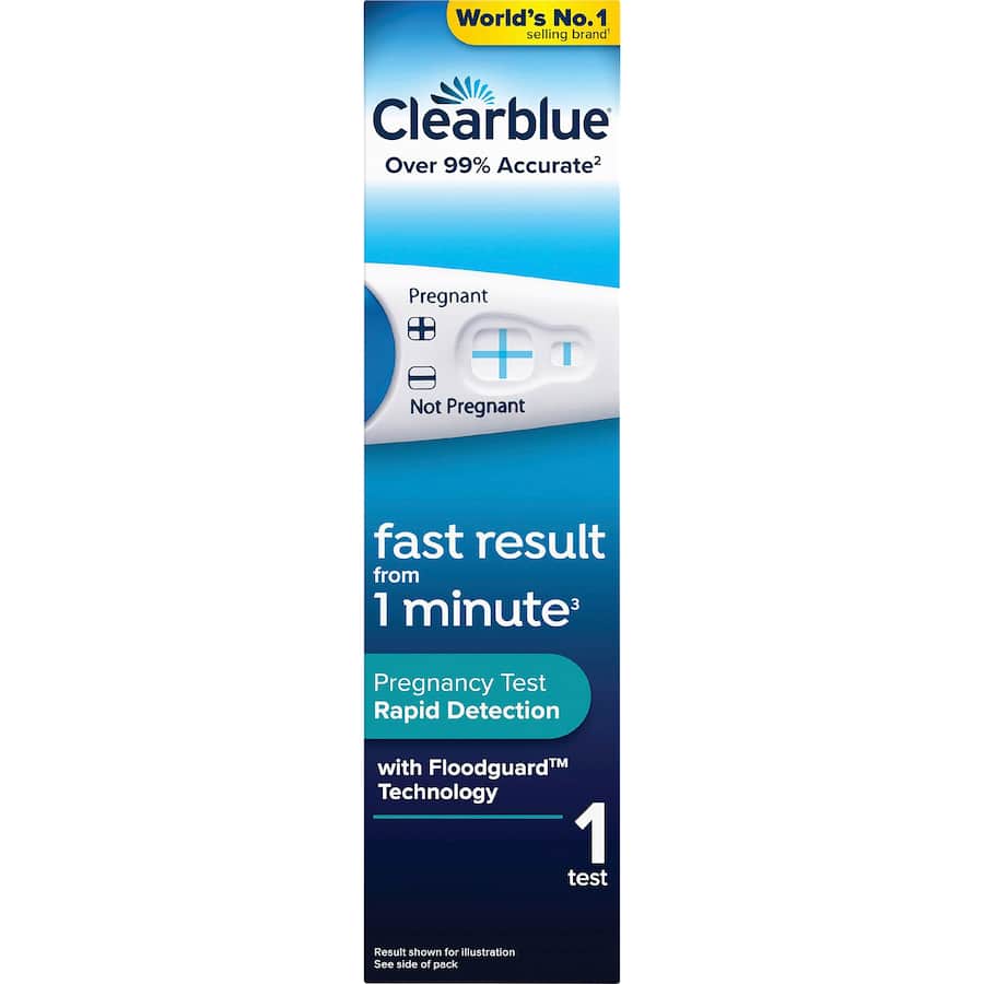 Clearblue Plus Pregnancy Test Kit Rapid Detection 1pack