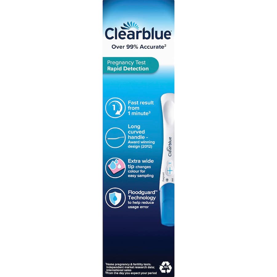 Clearblue Plus Pregnancy Test Kit Rapid Detection 1pack