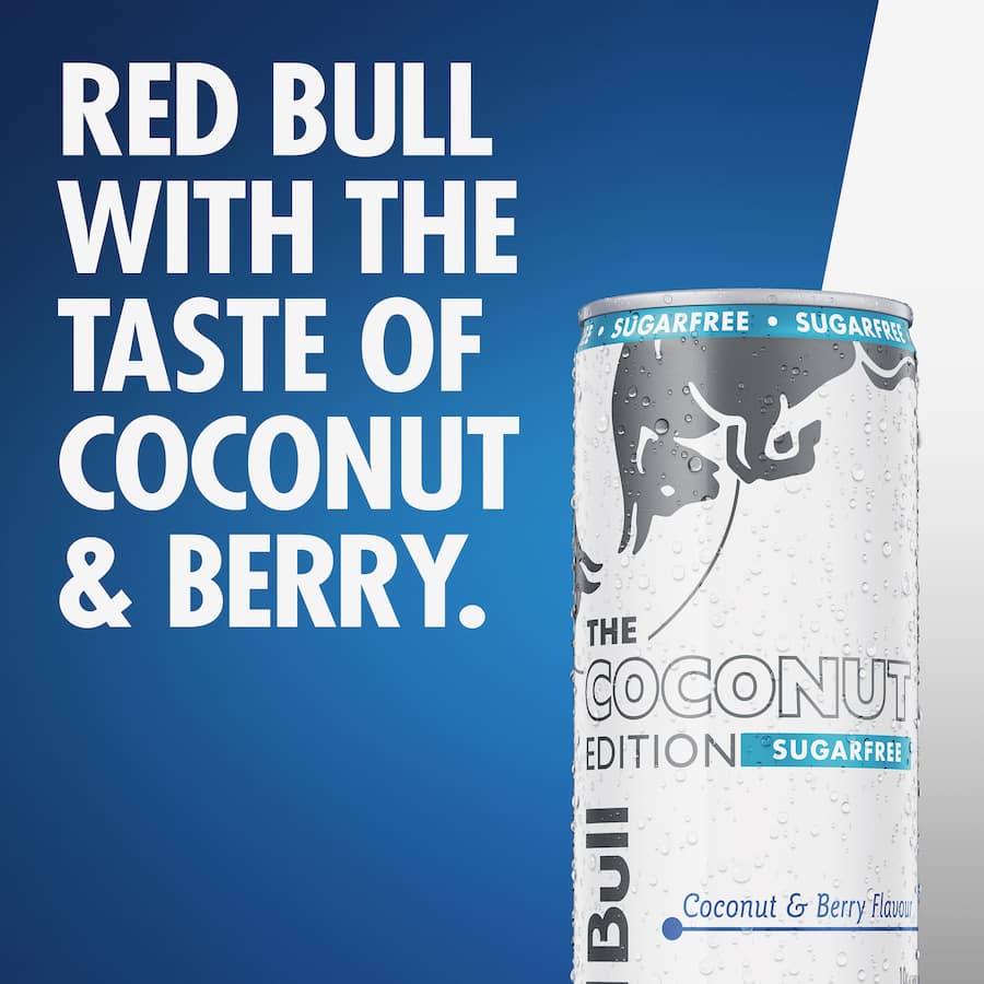 Red Bull Energy Drink Coconut Edition Sugar Free Single can 250mL