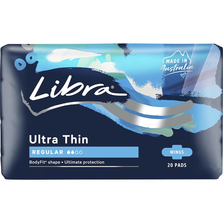 Libra Ultra Thin Pads Regular With Wings 20pack