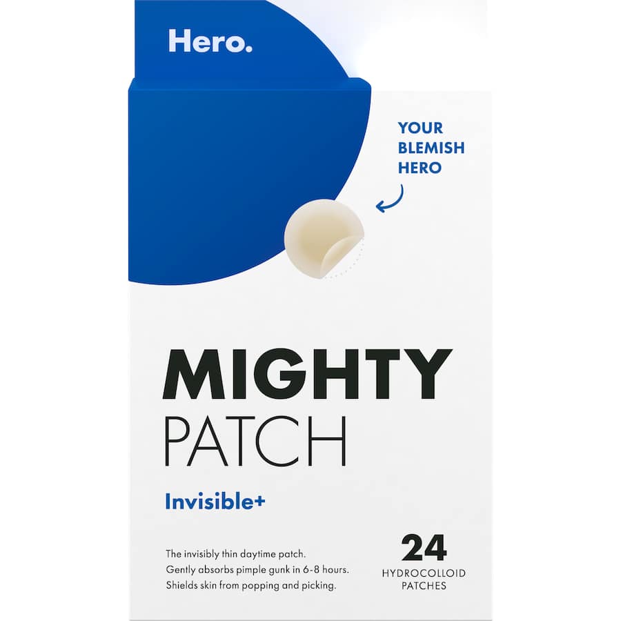 Hero Mighty Skin Care Invisible+ Patches 24pack