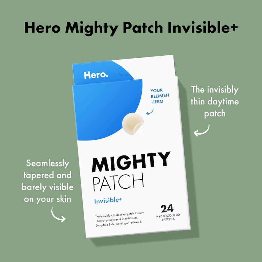 Hero Mighty Skin Care Invisible+ Patches 24pack