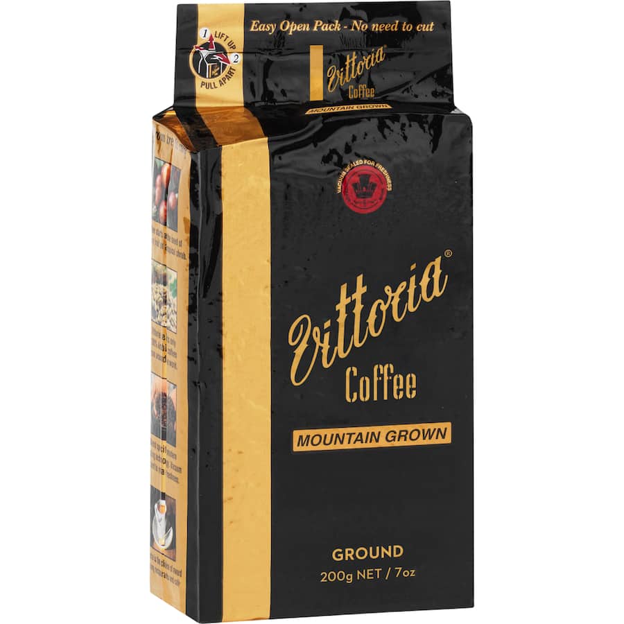 Vittoria Ground Coffee Mountain Grown 200g