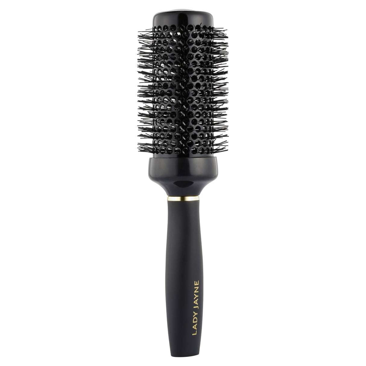 Lady Jayne Large Thermal Radial Brush with ceramic barrel, designed for quick styling of thick hair with moisture retention.