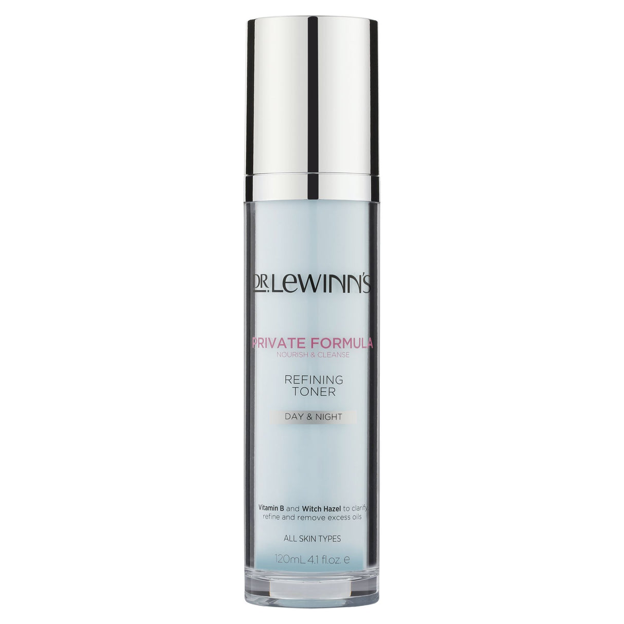 Dr. LeWinn's Private Formula Refining Toner 120mL for clearer, hydrated skin with Vitamin B and Witch Hazel.