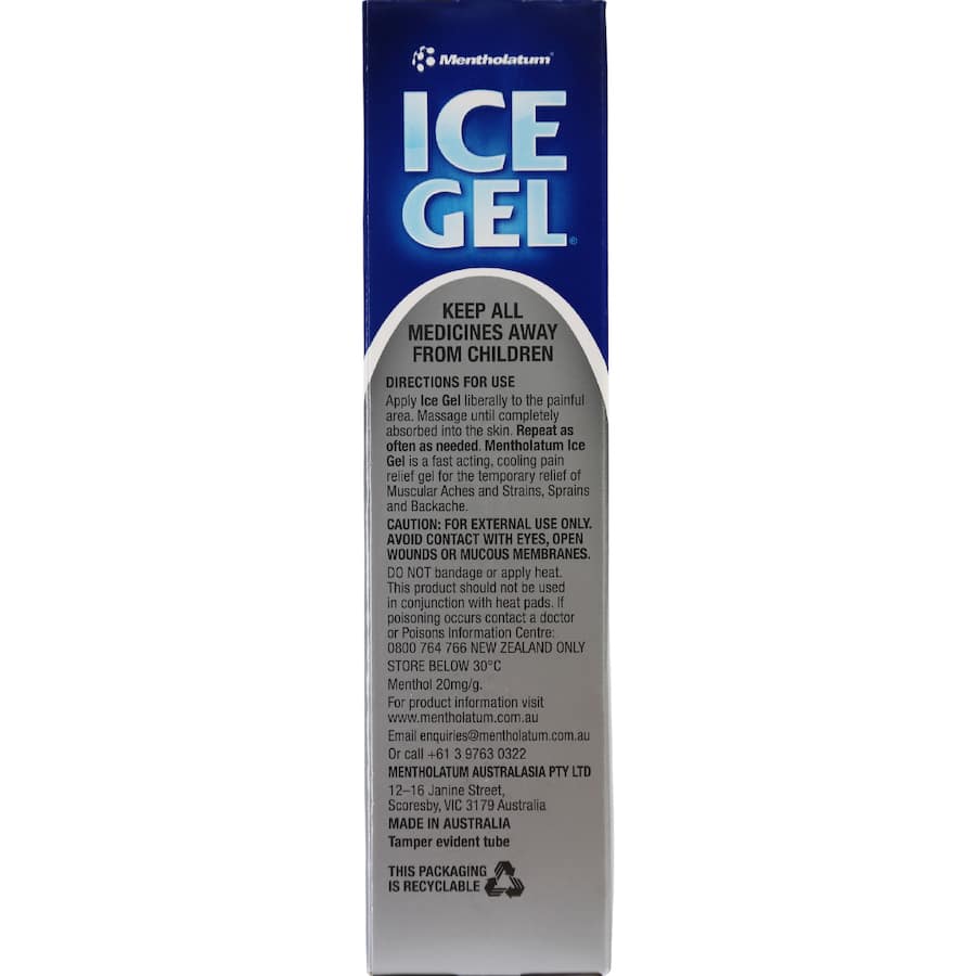 Mentholatum Muscular Pain Relief Ice Gel 100g