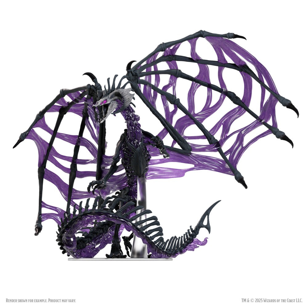 D&D Icons of the Realms: Boxed Miniature - Black Dracolich
