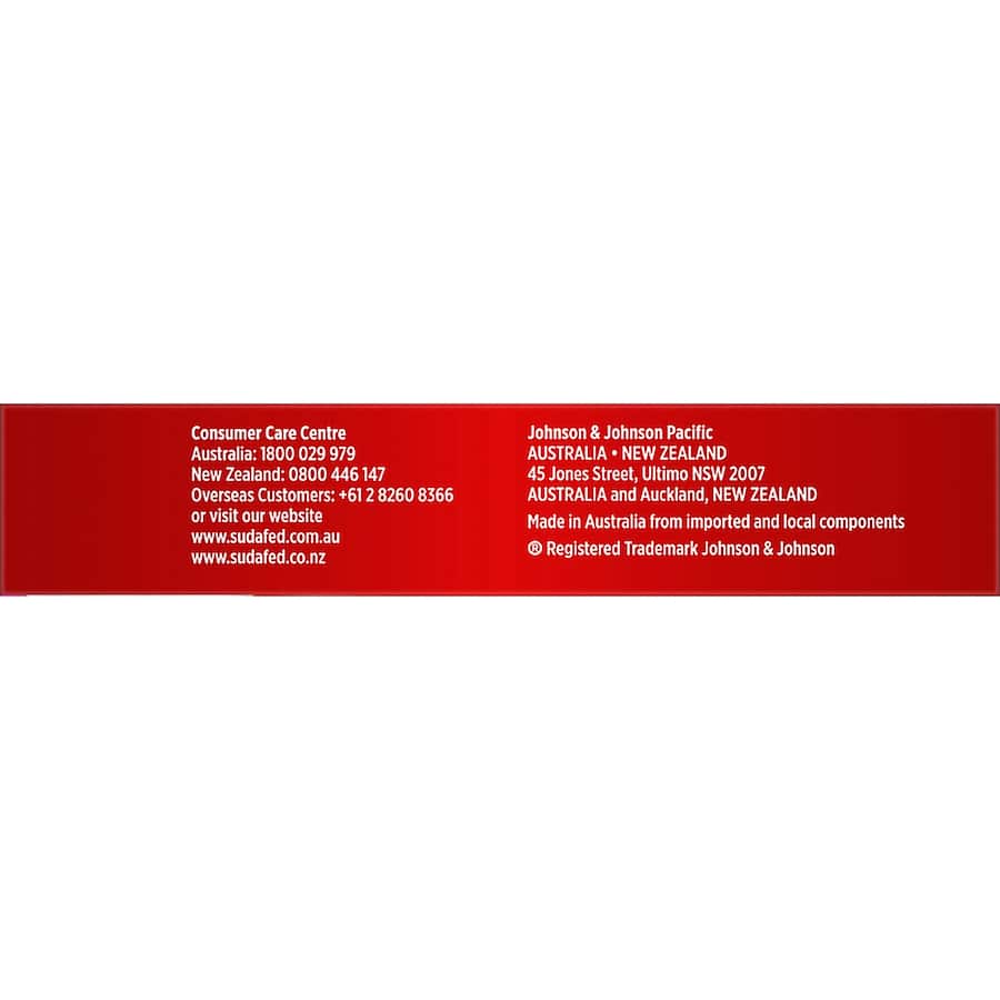 Sudafed Tablets Pe Sinus + Pain Relief 16pack