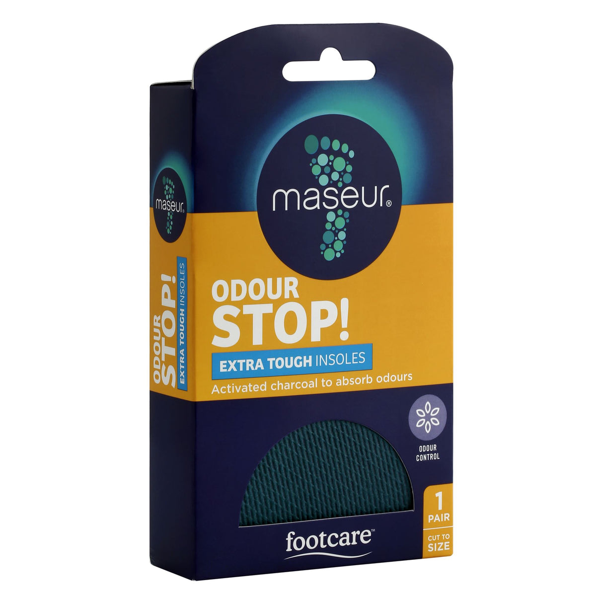 Footcare Odour Stop Extra Tough Insoles, 1 pair