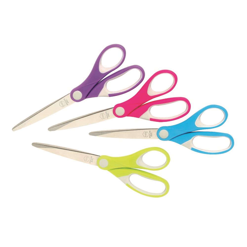 Marbig Scissors - Comfort Grip Assorted 182mm