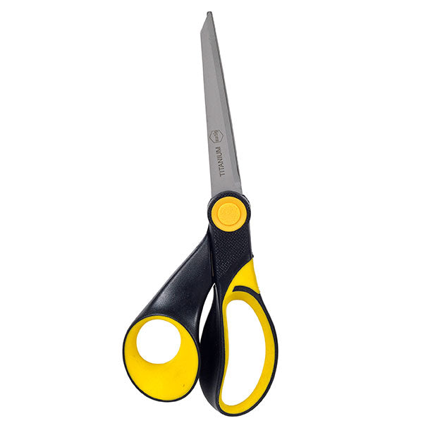 Marbig Pro Series Titanium Scissors 215mm with titanium-coated blades, ergonomic grip, and durable design for precise cutting.