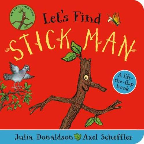 Engaging board book 'Let's Find Stick Man' invites toddlers to lift flaps and search for Stick Man in a colorful adventure.