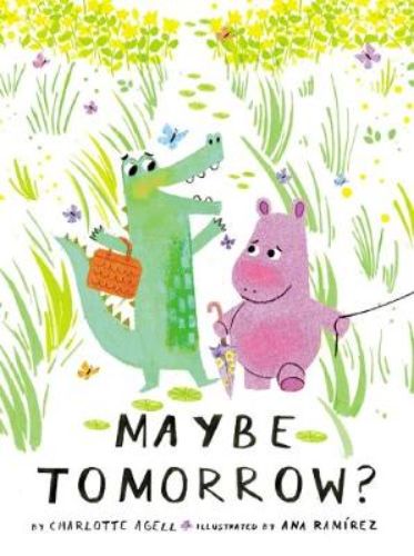 Illustrated hardback book 'Maybe Tomorrow?' depicts Elba's journey with sadness and Norris's joyful adventures with butterflies.