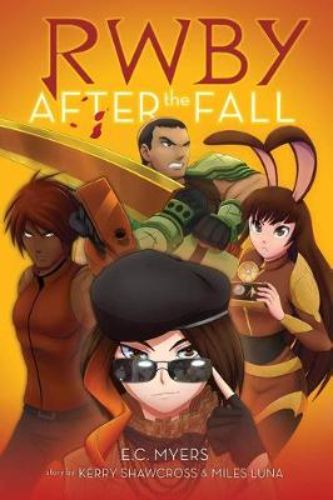 RWBY: After the Fall trade paperback featuring Team CFVY's adventure post-Beacon Academy's fall, 288 pages of thrilling fantasy.