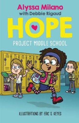 Hardback novel 'Project Middle School' featuring a young girl aspiring to be an astrophysicist, friendship, and inclusivity.