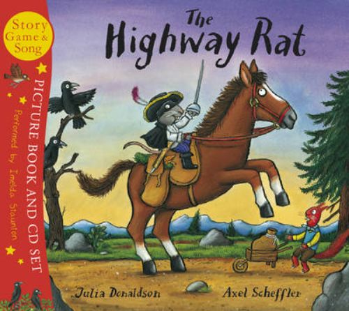 The Highway Rat book and audio CD featuring the story of a thieving rat, read by Imelda Staunton with music and games.