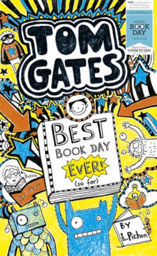 Colorful paperback 'Best Book Day Ever' features Tom's fun costume-making adventures during Oakfield school's BOOK WEEK.