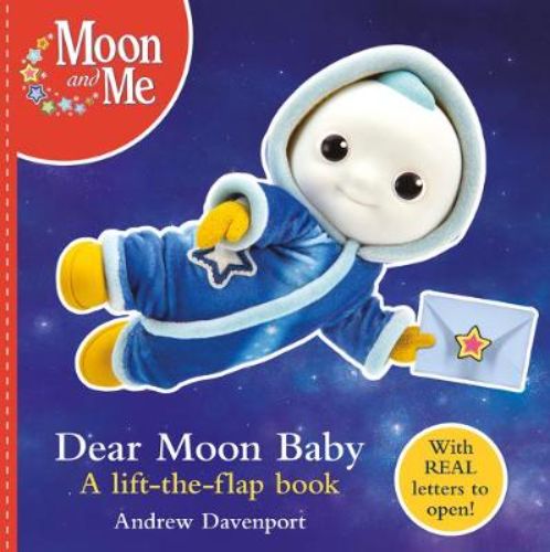Lift-the-flap children's book featuring Pepi Nana's letter to Moon Baby, celebrating friendship and imagination.