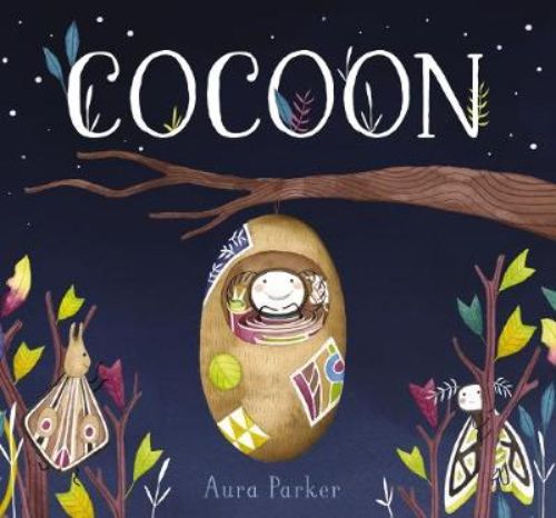 Cover of 'Cocoon' by Scholastic Australia, featuring Dawn and friends dreaming of turning into moths and flying.