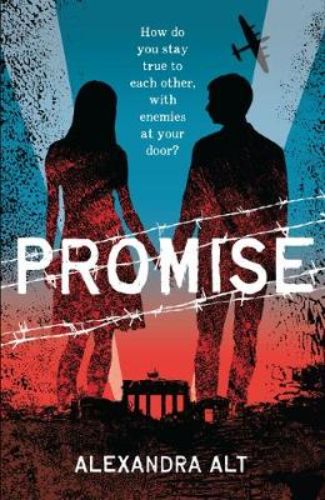 Cover of 'Promise', a historical novel about love and resilience in WWII Germany, featuring Lene and Ludwig's forbidden romance.