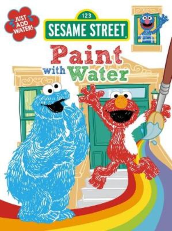 Sesame Street: Paint with Water activity book features 32 pages for kids to create art with beloved characters using just water.