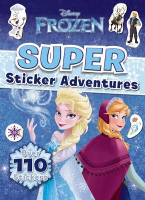 Activity book featuring Disney Frozen characters with stickers for creative play and fine motor skill development.