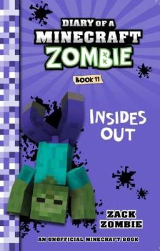 A colorful paperback book titled 'Zombie: Prelude to Preteen,' featuring a Minecraft character navigating preteen emotions.