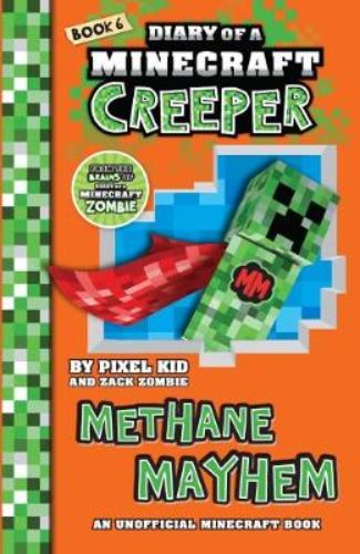 Cover of 'Methane Mayhem', featuring Jasper the Creeper in action as Methane Man, highlighting vibrant illustrations and adventure themes.