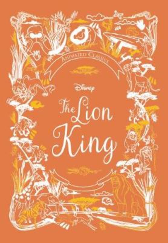 Hardback picture book of The Lion King featuring stunning illustrations and concept art, ideal for children and collectors.
