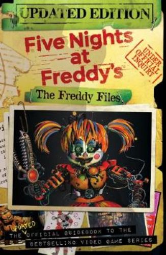 Guidebook for Five Nights at Freddy's, featuring gameplay tips, Easter eggs, and fan theories in an updated edition.