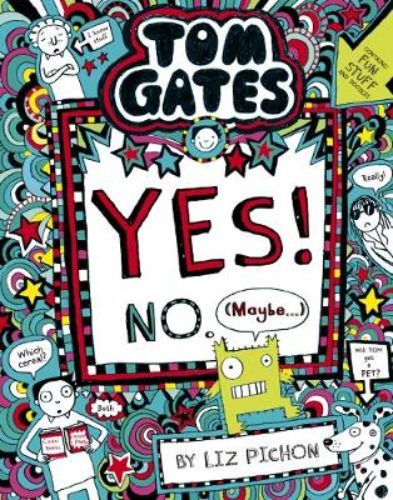 Tom Gates paperback featuring exciting illustrations and humorous adventures, perfect for kids aged 8-12.