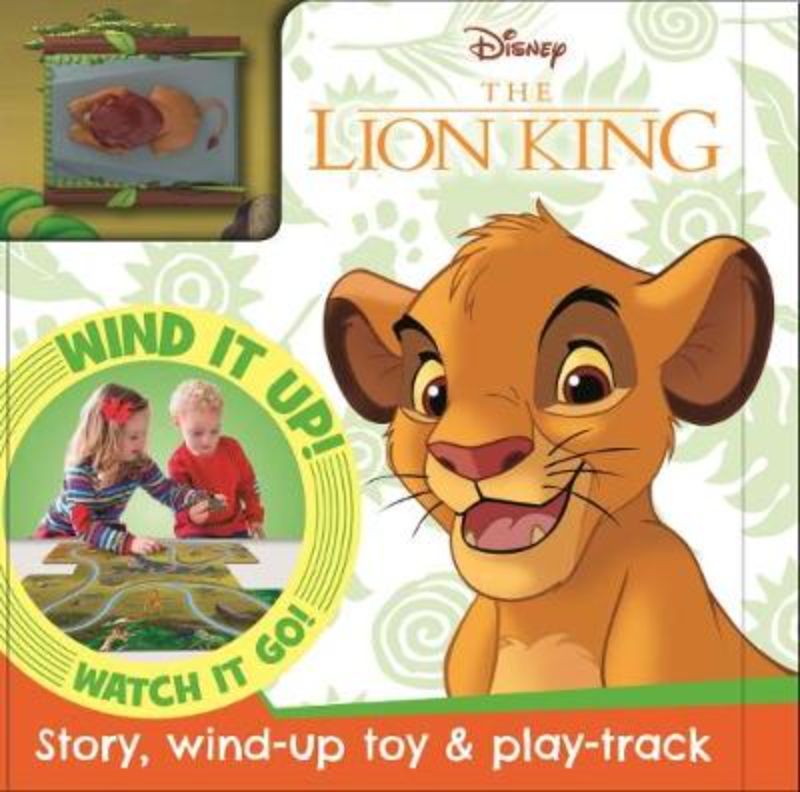 Engaging Disney Busy Board: The Lion King with vibrant illustrations and a wind-up toy for interactive play and learning.