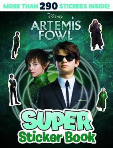 Engaging Artemis Fowl sticker book with over 290 colorful stickers and fun activities for young readers aged 6 and up.