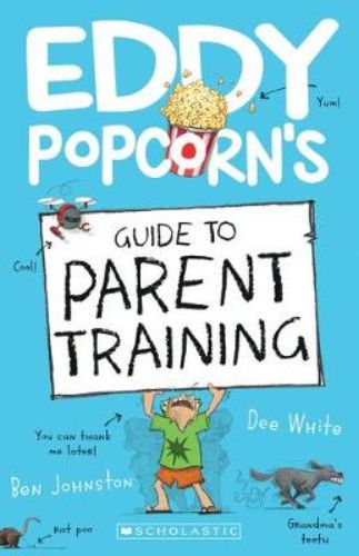 Eddy Popcorn's humorous guide for kids aged 8-12 on improving parent relationships and communication.