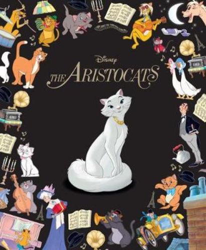 Disney's Aristocats hardback book featuring Duchess and her kittens on a thrilling Parisian adventure.