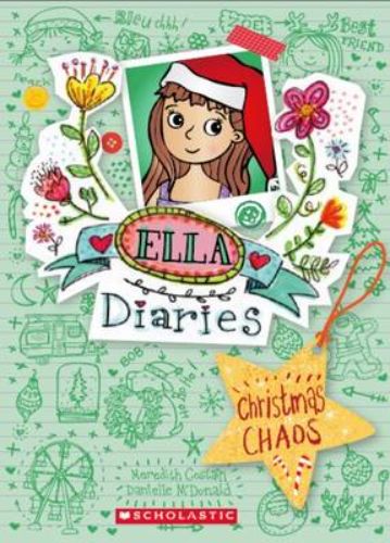A diary belonging to Ella, who shares her chaotic Christmas adventures at Moonlight Gardens Caravan Park.
