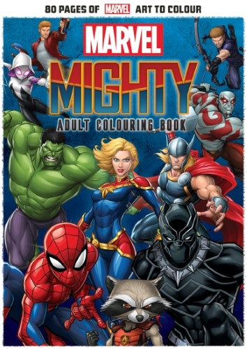 Marvel: Mighty Adult Colouring Book (Featuring Captain Marvel)