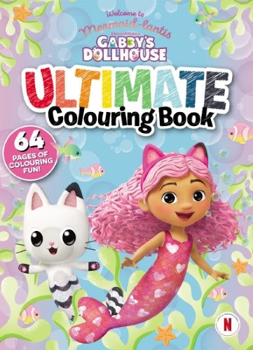 Gabby’s Dollhouse Mermaid-lantis: Ultimate Colouring Book (DreamWorks)