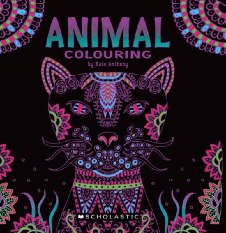Coloring book featuring 45+ intricate animal illustrations for creative fun and relaxation, suitable for all ages.