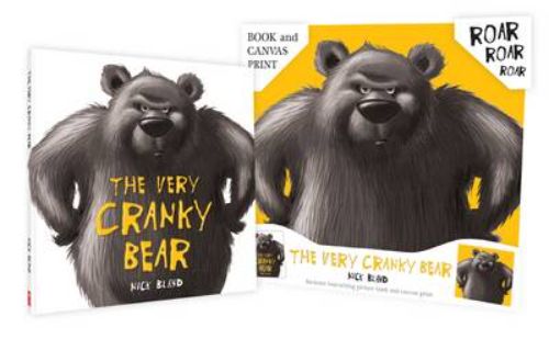 Hardback edition of 'Very Cranky Bear' featuring colorful illustrations and a heartwarming story for young readers.