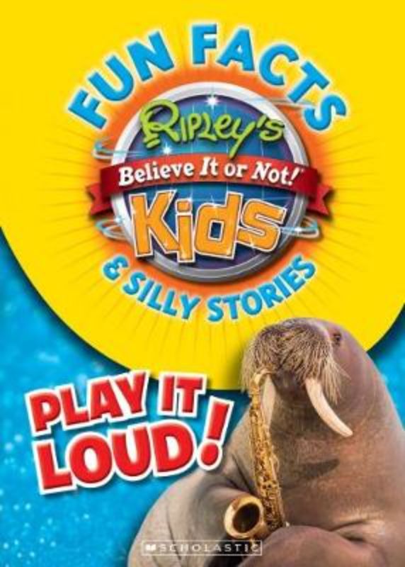 Engaging Ripley's paperback filled with fun facts, silly stories, puzzles, and games for curious minds.